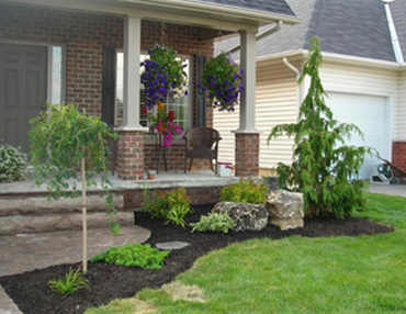 front entrance landscaping dunnville niagara hamilton burlington st anns